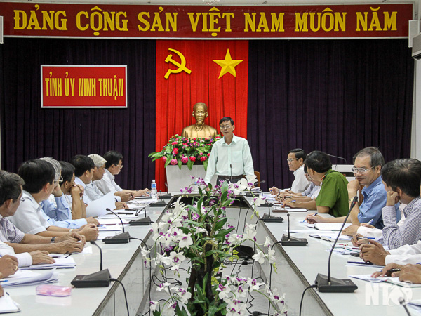 Một Hội nghị về công tác phòng, chống tham nhũng tỉnh Ninh Thuận