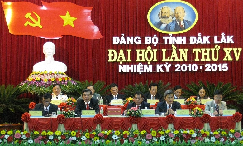 Đại hội Đảng bộ tỉnh Đắk Lắk lần thứ XV nhiệm kỳ 2010-2015