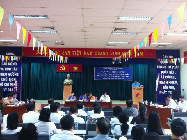 Hội nghị liên ngành giải quyết khó khăn, vướng mắc trong hoạt động Thừa phát lại tại TP Hồ Chí Minh