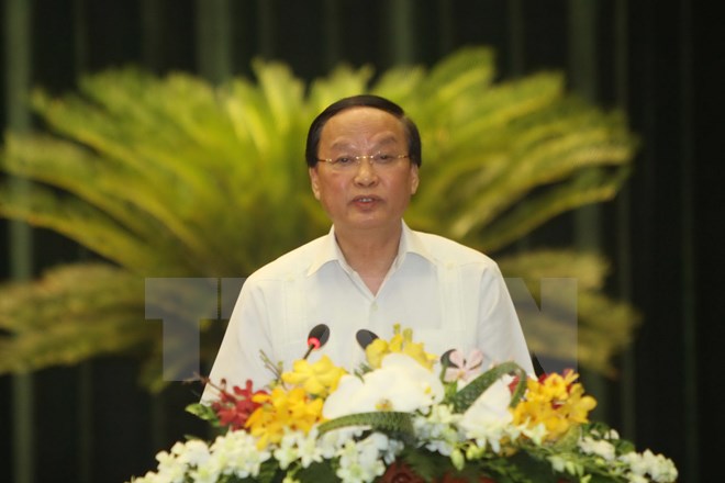 Đồng chí Tô Huy Rứa, Ủy viên Bộ Chính trị, Bí thư Trung ương Đảng, Trưởng Ban Tổ chức Trung ương