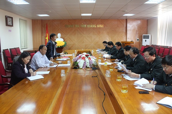 Ban Nội chính Tỉnh ủy Quảng Ninh làm việc với Thanh tra tỉnh