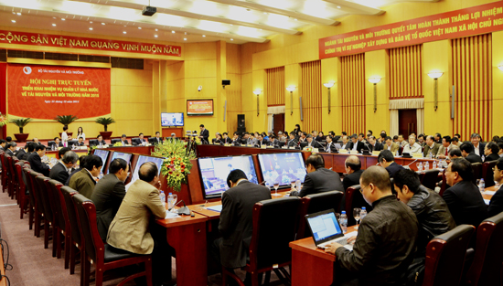 Hội nghị trực tuyến tổng kết công tác năm 2014 và triển khai kế hoạch năm 2015 của ngành Tài nguyên 