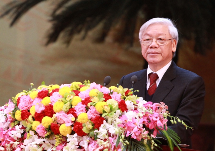 Tổng Bí thư Nguyễn Phú Trọng đọc diễn văn kỷ niệm