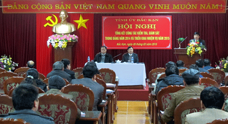 Hội nghị tổng kết công tác kiểm tra, giám sát và thi hành kỷ luật Đảng tỉnh Bắc Kạn năm 2014