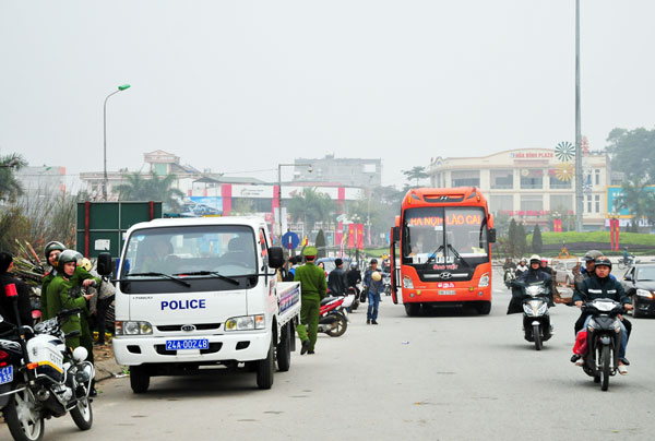 Lực lượng công an tỉnh Lào Cai luôn có mặt ở các địa bàn trọng điểm, đảm bảo an ninh trật tự