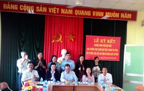 Các đại biểu dự lễ ký kết