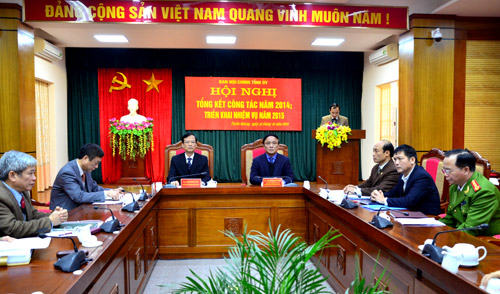 Hội nghị triển khai công tác nội chính và phòng, chống tham nhũng của Ban Nội chính Tỉnh ủy Tuyên Quang