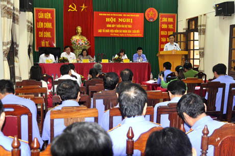 Một Hội nghị của Viện kiểm sát nhân dân tỉnh Hà Giang