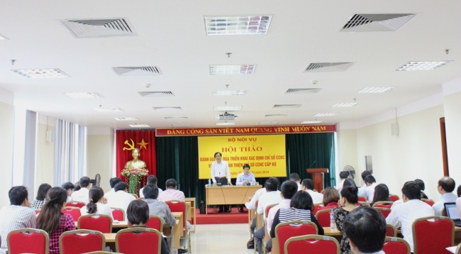 Hội thảo đánh giá kết quả chỉ số cải cách hành chính nhằm phòng ngừa tham nhũng của Bộ Nội vụ