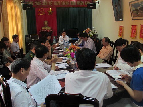 Một Hội nghị giao ban các cơ quan nội chính tỉnh Nam Định