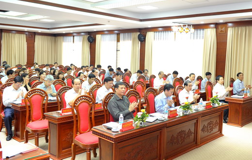 Các đại biểu dự Hội nghị Ban Chấp hành Đảng bộ tỉnh Hải Dương lần thứ 24 khóa XV (theo báo Hải Dương)