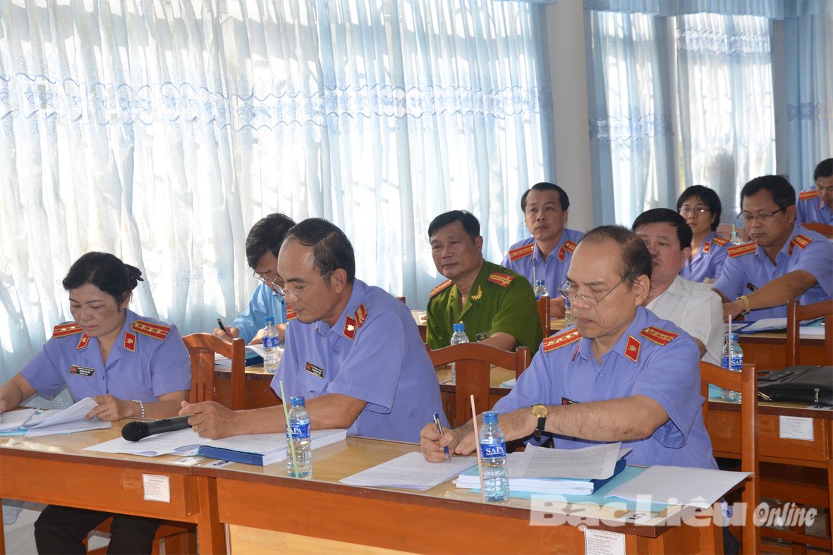 Một Hội nghị của Viện kiểm sát nhân dân tỉnh Bạc Liêu