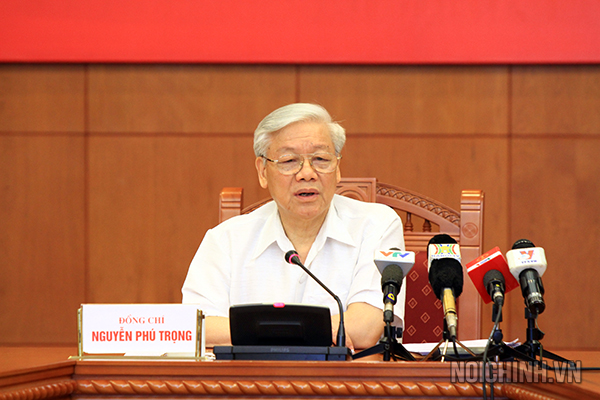 Đồng chí Tổng Bí thư Nguyễn Phú Trọng, Trưởng Ban Chỉ đạo Trung ương về phòng, chống tham nhũng chủ trì Phiên họp thứ 7