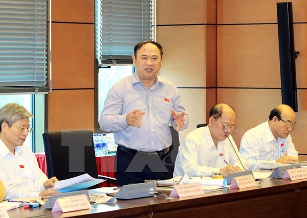 Đại biểu Quốc hội tỉnh Kiên Giang Bùi Đặng Dũng phát biểu ý kiến