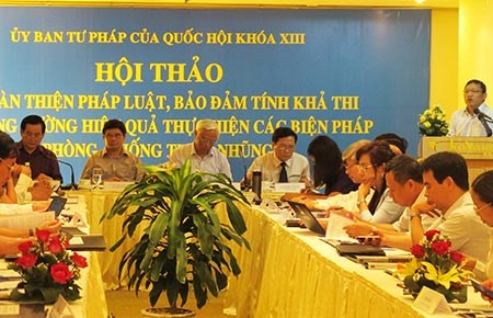 Hội thảo Hoàn thiện pháp luật, bảo đảm tính khả thi, tăng cường hiệu quả thực hiện các biện pháp phòng, chống tham nhũng do Ủy ban Tư pháp của Quốc hội tổ chức tại Phú Yên 