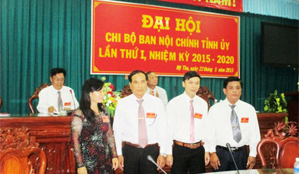 Đại hội lần thứ I, nhiệm kỳ 2015 - 2020 của Chi bộ Ban Nội chính Tỉnh ủy Tiền Giang 