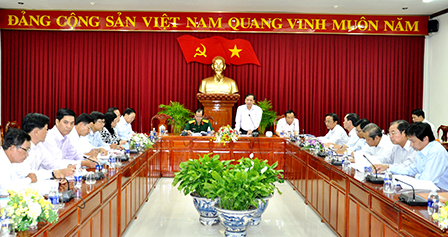 Một cuộc họp của Thành ủy Cần Thơ