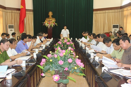 Ban Nội chính Tỉnh ủy dự Hội nghị công tác phòng chống tội phạm, tệ nạn xã hội do Ủy ban nhân dân tỉnh Thanh Hóa tổ chức