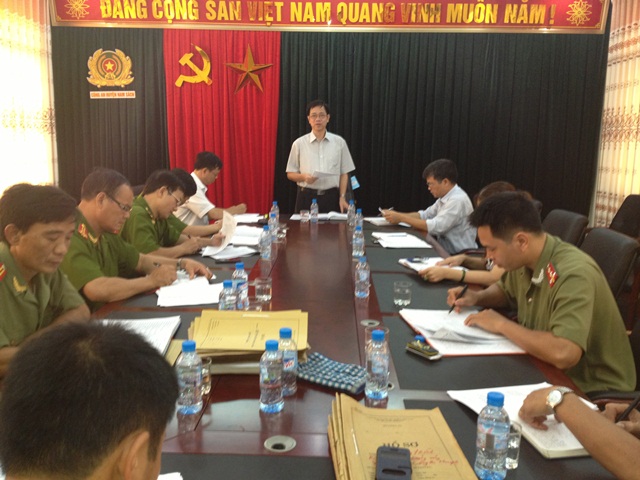 Ban Nội chính Tỉnh ủy Hải Dương làm việc với Công an huyện Nam Sách về công tác nội chính và phòng, chống tham nhũng