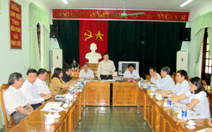 Ban Pháp chế Hội đồng nhân dân tỉnh Hòa Bình giám sát công tác thanh tra kinh tế - xã hội  và giải quyết đơn thư khiếu nại - tố cáo