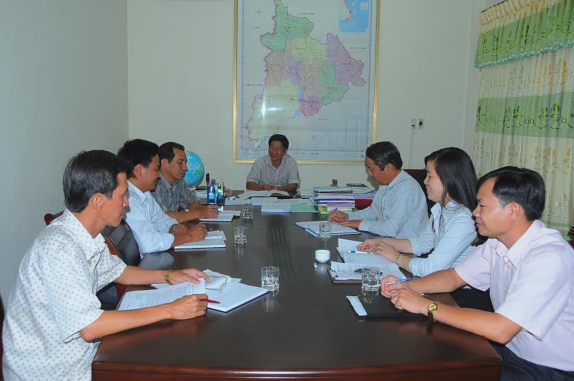 Một Hội nghị giao ban của Ban Nội chính Tỉnh ủy Kon Tum