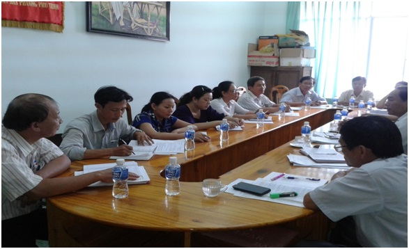 Ban Nội chính Tỉnh ủy Bình Thuận kiểm tra tình hình thực hiện kê khai, công khai tài sản, thu nhập và kiểm soát việc kê khai tài sản tại Đảng ủy Phường Phú Trinh