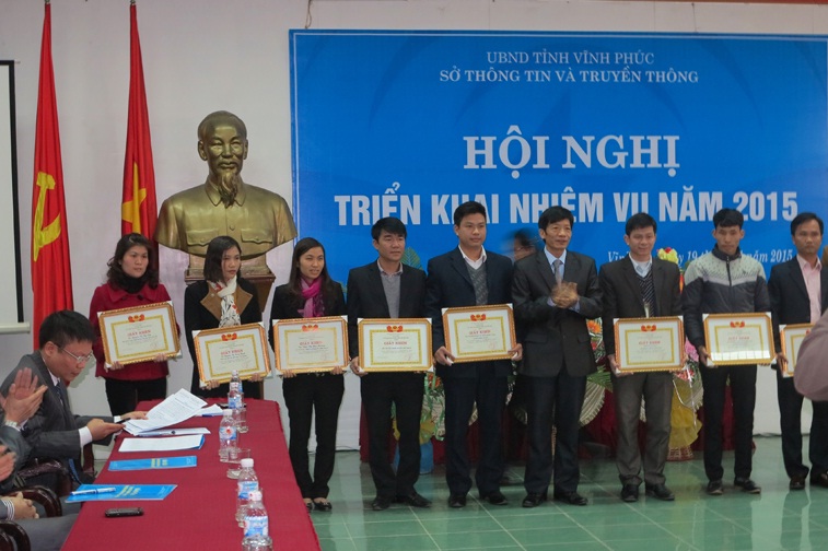 Một hội nghị triển khai nhiệm vụ năm 2015 của Sở Thông tin và Truyền Thông tỉnh Vĩnh Phúc 
