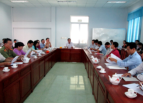 Ban Nội chính Tỉnh ủy Hậu Giang tham gia cùng các sở, ban, ngành liên quan đối thoại, giải quyết khiếu nại của các hộ dân ở thành phố Vị Thanh