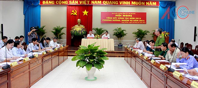 Một Hội nghị triển khai công tác nội chính và phòng, chống tham nhũng Ban Nội chính Tỉnh ủy An Giang