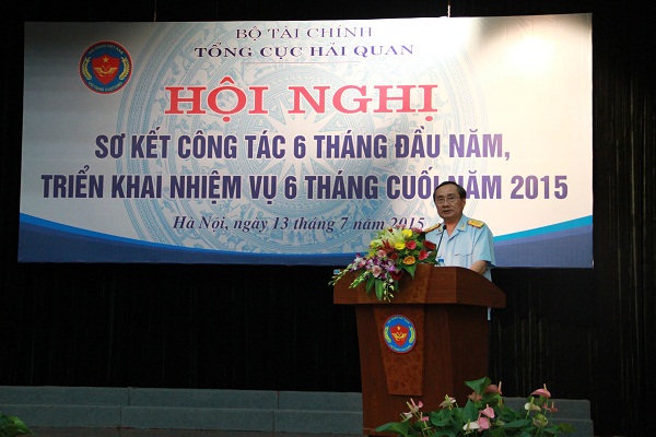 Hội nghị sơ kết công tác 6 tháng đầu năm và triển khai nhiệm vụ 6 tháng cuối năm 2015 của Tổng cục Hải Quan (Ảnh: customs.gov.vn)