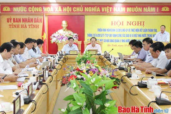 Toàn cảnh Hội nghị (Báo Hà Tĩnh)