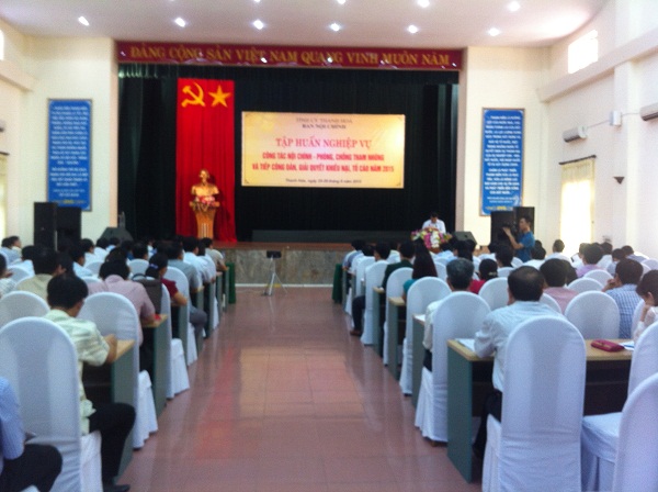 Toàn cảnh buổi tập huấn