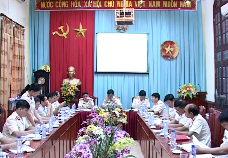 Hội nghị sơ kết công tác 6 tháng đầu năm, triển khai phương hướng, nhiệm vụ 6 tháng cuối năm 2015 của Viện kiểm sát nhân dân tỉnh Bắc Kạn (Ảnh: backantv.vn)