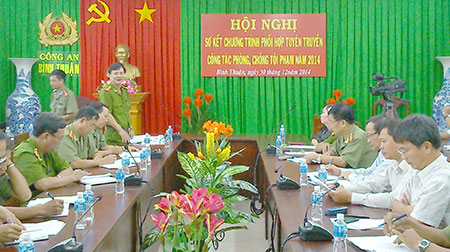 Một Hội nghị về công tác phòng, chống tội phạm của tỉnh Bình Thuận