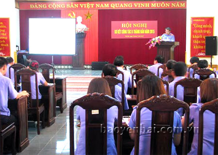 Một Hội nghị của Viện kiểm sát nhân dân tỉnh Yên Bái (Ảnh: baoyenbai.com.vn)