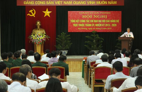 Một Hội nghị của Thành uỷ Hải Phòng