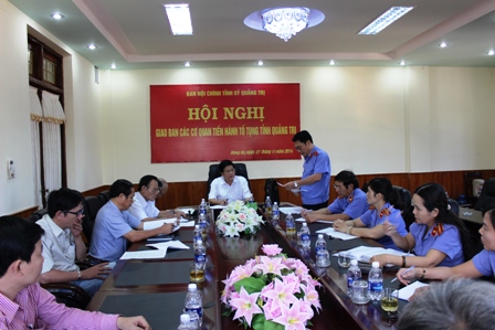 Một Hội nghị giao ban các cơ quan tiến hành tố tụng tỉnh Quảng Trị (Ảnh: vksquangtri.gov.vn)