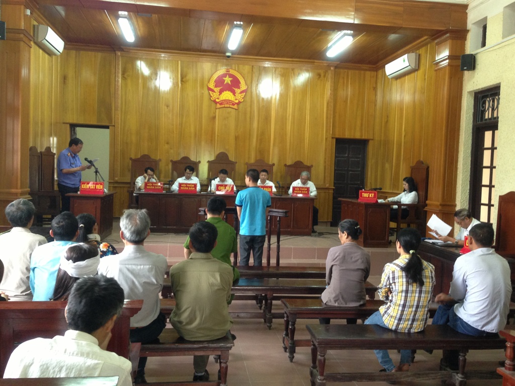 Một phiên tòa của Tòa án nhân dân thành phố Hà Nội