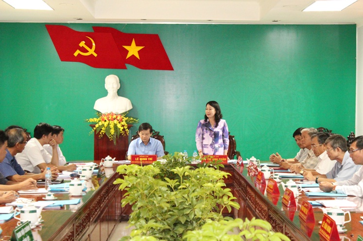 Tỉnh ủy An Giang tiếp và làm việc Đoàn Công tác số 4 - Ban Nội chính Trung ương