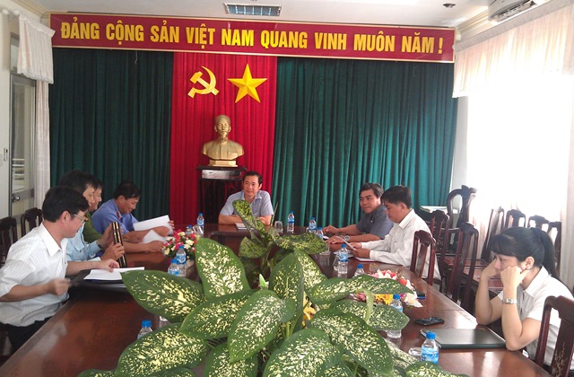 Đoàn rà soát họp triển khai nhiệm vụ
