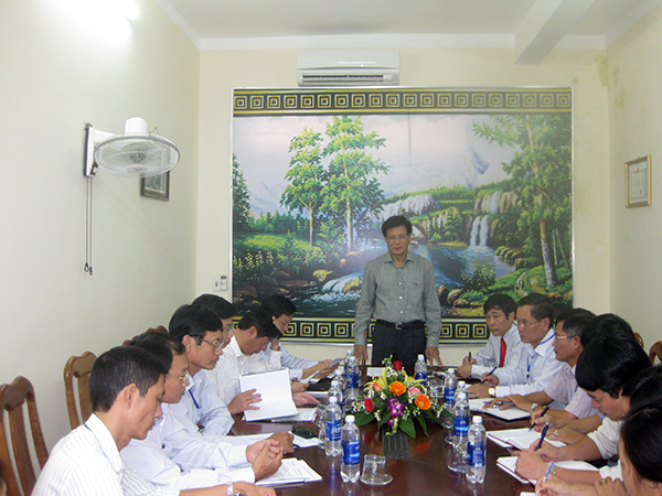 Đồng chí Lương Ngọc Bính, Bí thư Tỉnh ủy Quảng Bình làm việc với Ban Nội chính Tỉnh ủy