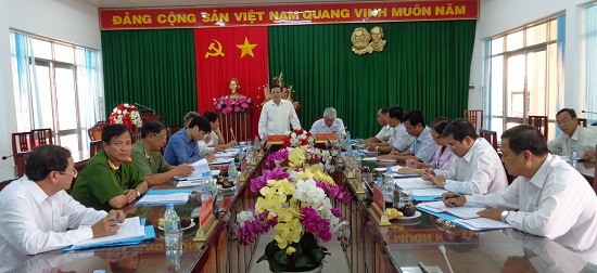 Đoàn công tác của Ban Chỉ đạo Trung ương về phòng, chống tham nhũng làm việc tại tỉnh Trà Vinh về công tác phòng, chống tham nhũng, giải quyết khiếu nại, tố cáo