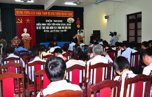 Thanh tra tỉnh Hà Nam tổ chức Hội nghị Thi đua yêu nước và sơ kết công tác thanh tra 6 tháng đầu năm 2015