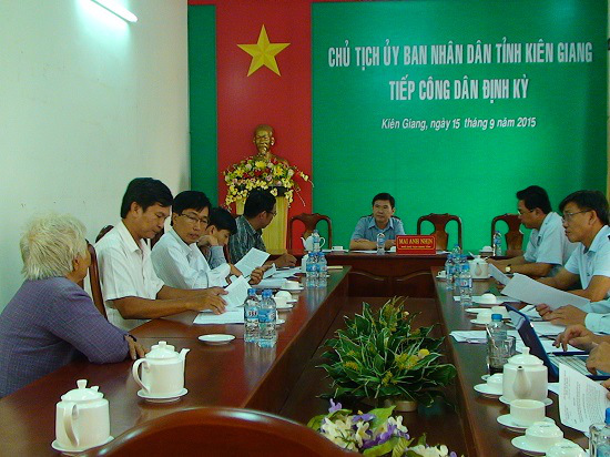 Chủ tịch Ủy ban nhân dân tỉnh tiếp công dân định kỳ