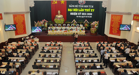 Đại hội Đảng bộ tỉnh Kon Tum lần thứ XV, nhiệm kỳ 2015-2020