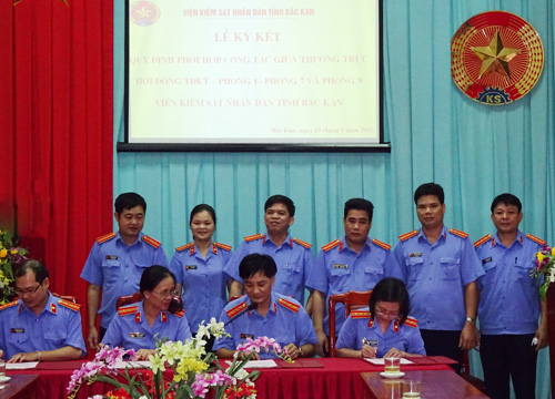 Viện Kiểm sát nhân dân tỉnh Bắc Kạn ký quy chế phối hợp