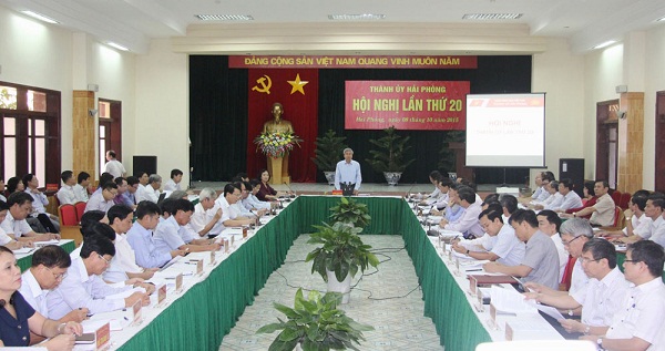 Hội nghị Thành ủy Hải Phòng lần thứ 20