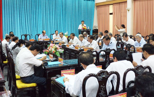Hội nghị Ban Chấp hành Đảng bộ tỉnh Bến Tre