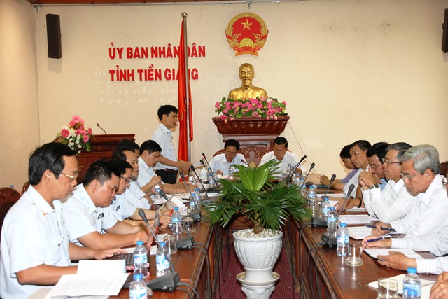 Một Hội nghị của Ủy ban nhân dân tỉnh Tiền Giang