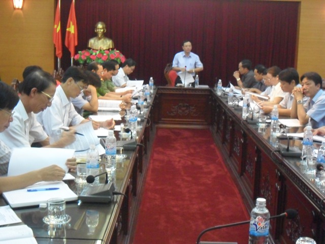 Hội nghị thống nhất nội dung thực hiện Quy chế phối hợp trong công tác nội chính và phòng, chống tham nhũng